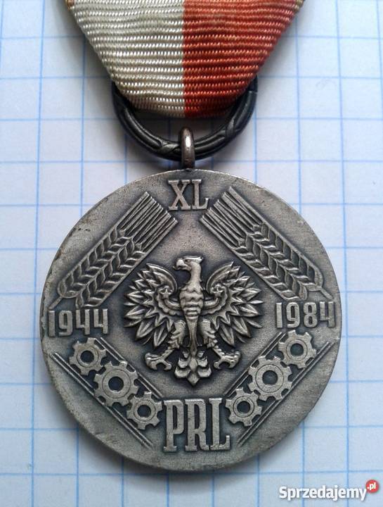 MEDAL 40LECIA POLSKI LUDOWEJ Piszczac