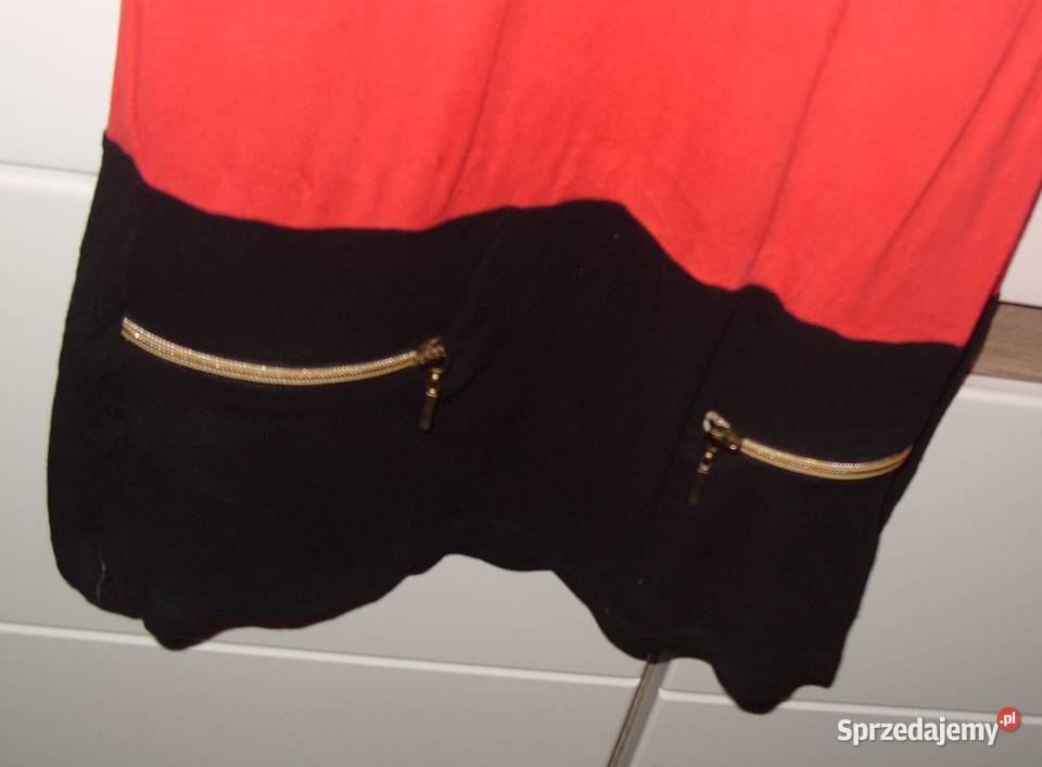 Koralowa Bluzka Tunika zameczki OXYD r 343638 wielkopolskie Rawicz