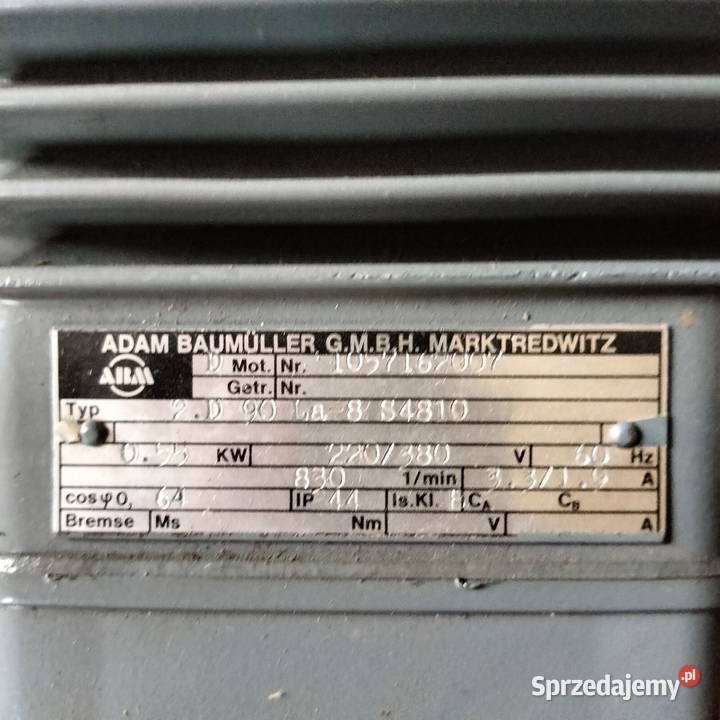 WILLY VOGEL obrotowa pompa zębata ZM8022S2 Poręba