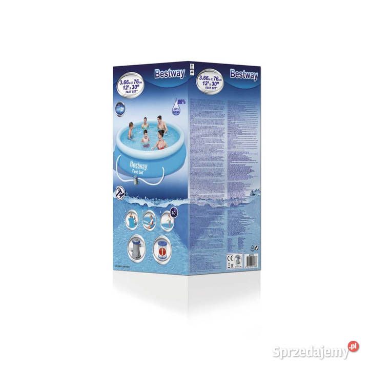 Bestway Basen Fast Set z zestawem akcesoriów 366 Warszawa