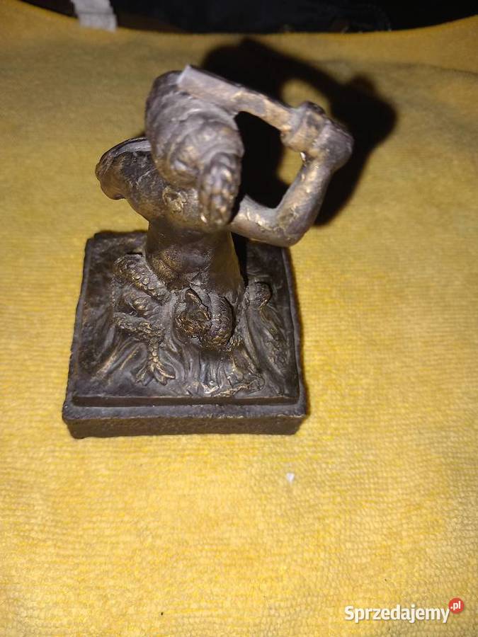 Syrenka Warszawska złota figurka Sosnowiec