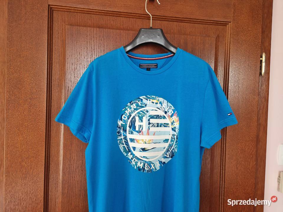 Koszulka niebieska tshirt Tommy Hilfiger rozmiar małopolskie Bibice
