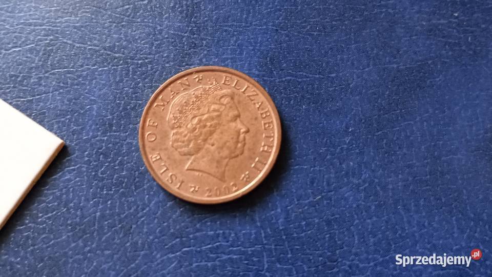 Stare monety 1 pens 2002 Wyspa Man Lesko sprzedam