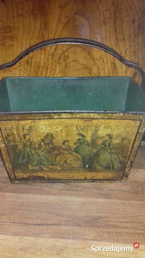 Kaseta gazetnik reklamowy Paryż 1863 sygnowany Orneta