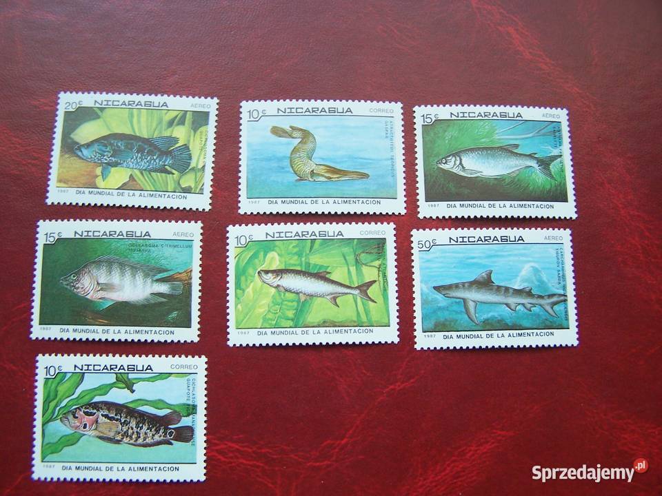 Nikaragua 1987 MNH Mi 282935 Fauna Ryby Tychy sprzedam