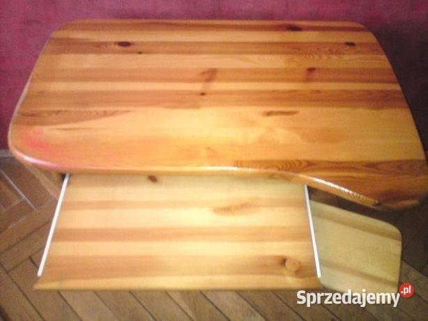 Do Negocjacji Biurko drewniane sosnowe śląskie Częstochowa