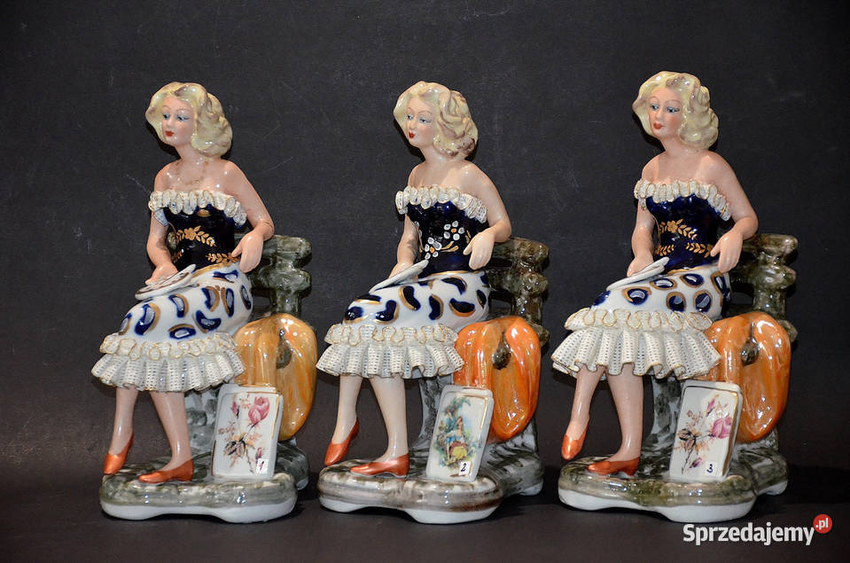 Roceram porcelana figurka Malarka do kolekcji ok Środa Wielkopolska