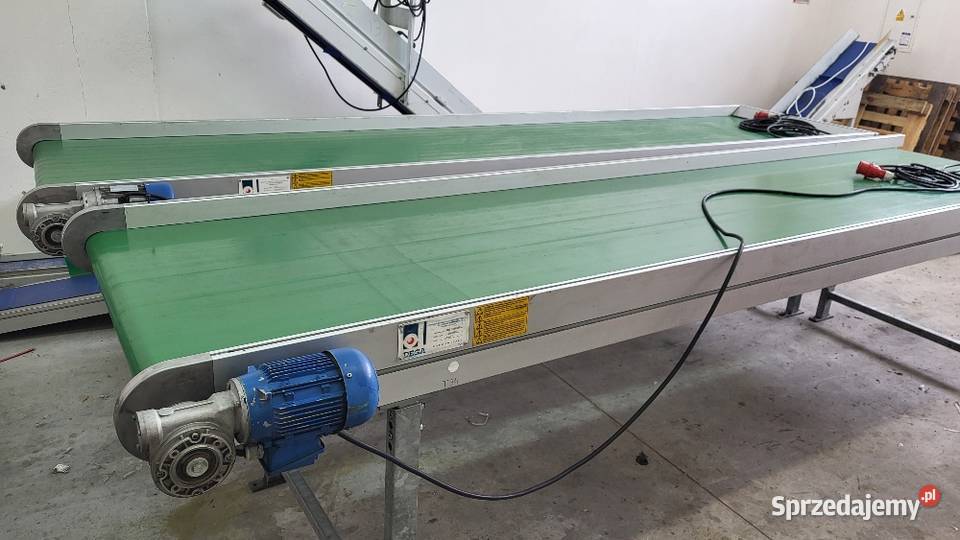 Taśmociąg prosty 390 x 90 przenośnik tasmowy 3 Produkcja Produkcja Białogard