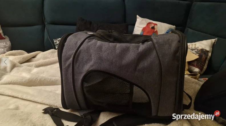 Transporter kota psa materiałowy z siatką stan Poznań