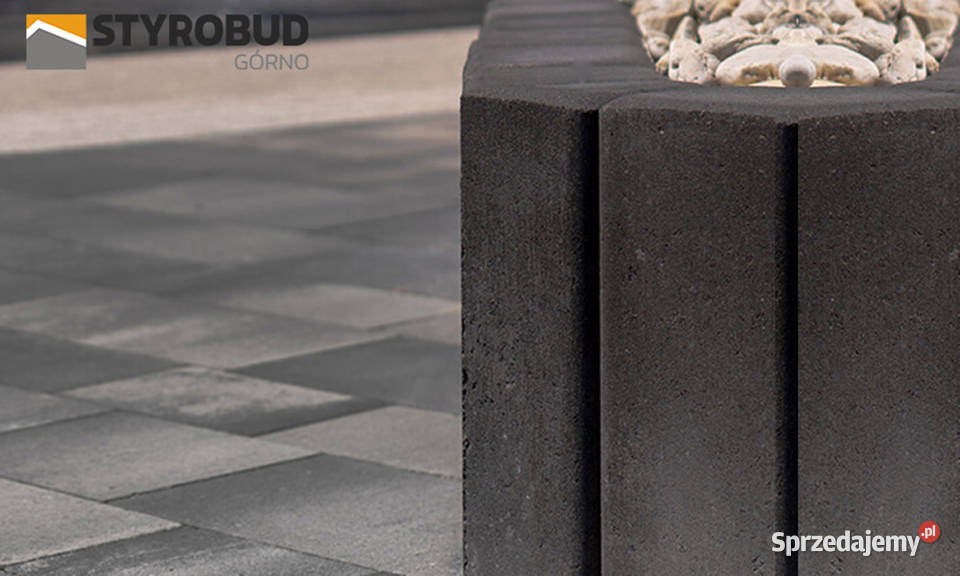 Palisada betonowa STYROBUD NOSTALIT 40X12X18 Górno