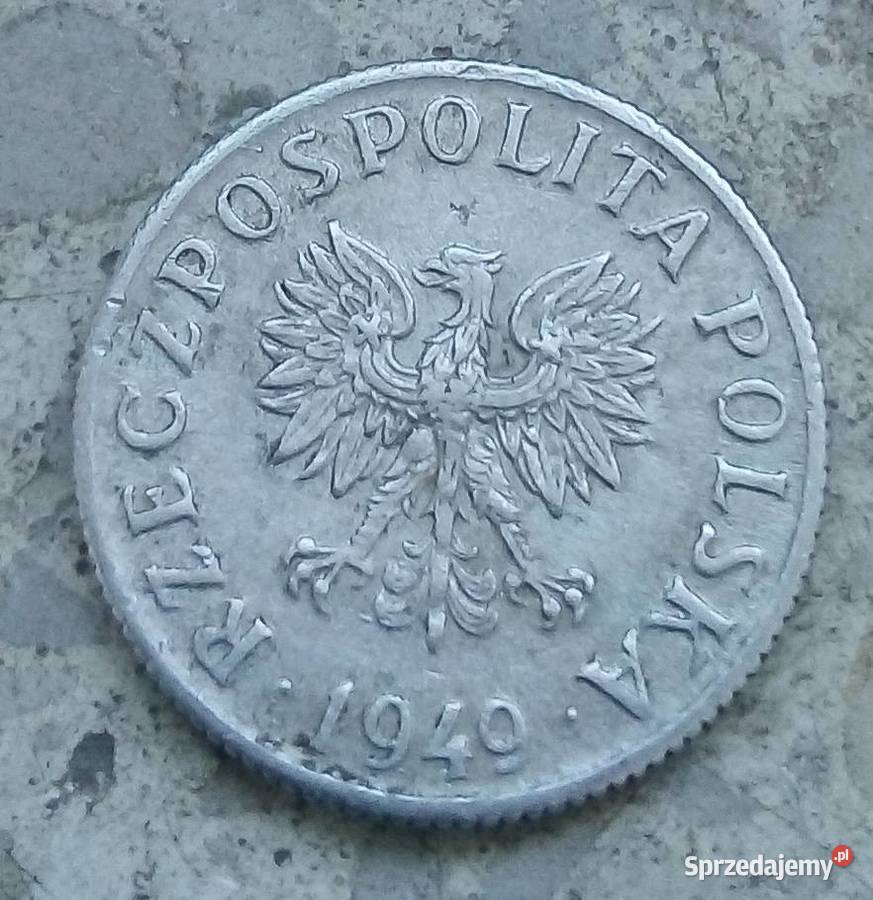 POLSKA 2 GROSZE 1949 r AL bz