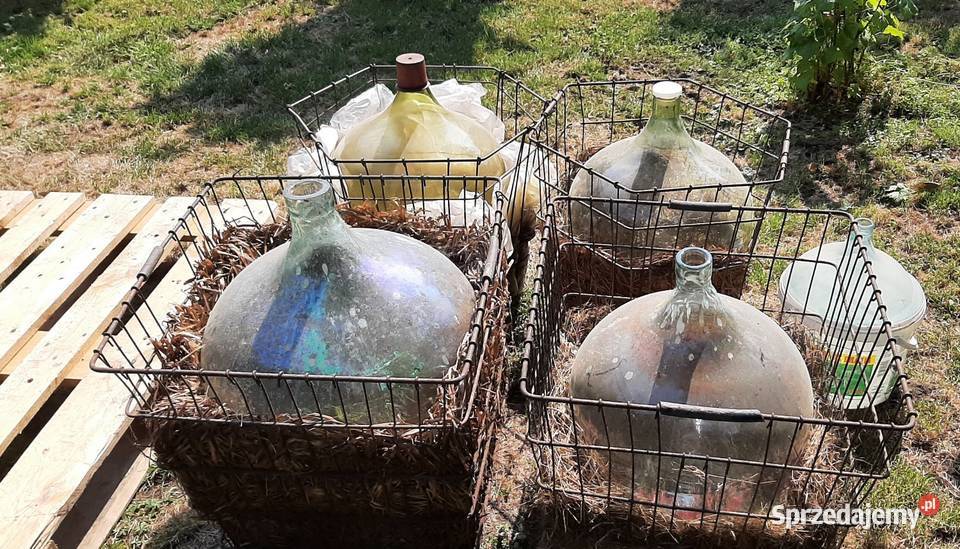 Butla balon gasior do dekoracji produkcji wina dolnośląskie Borów