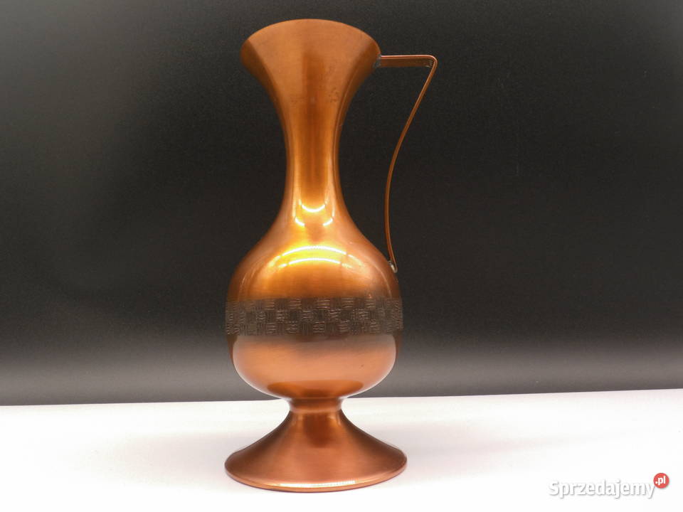 Stylowy Miedziany Wazon Dzban Raszków