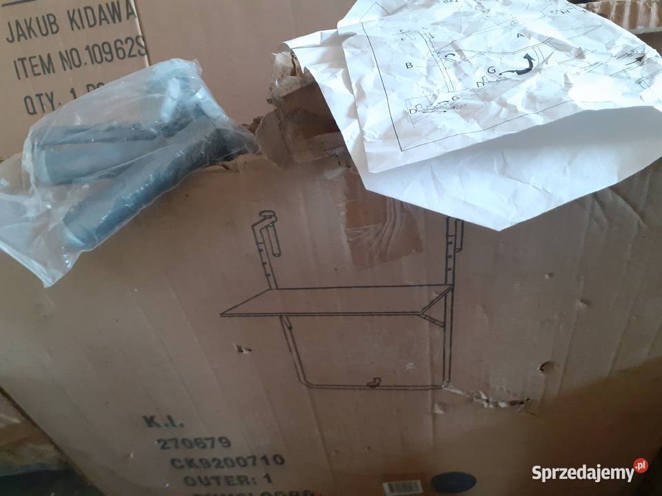 Stolik balkonowy Stoliki, uchwyty i półki Częstochowa sprzedam