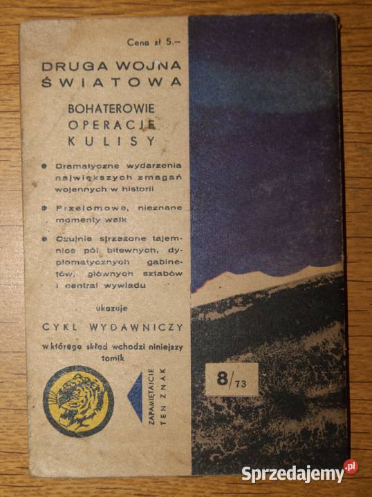 Żółty Tygrys Wzgórze 419 873 Rok wydania 1973 Parczew