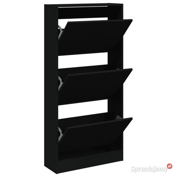 Szafka na buty czarna 60x21x1255 materiał mazowieckie Warszawa sprzedam