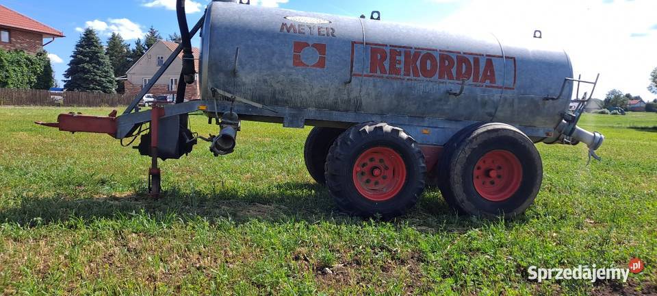 Beczkowóz Rekordia 7 tandem skrętna oś podlaskie Grajewo sprzedam