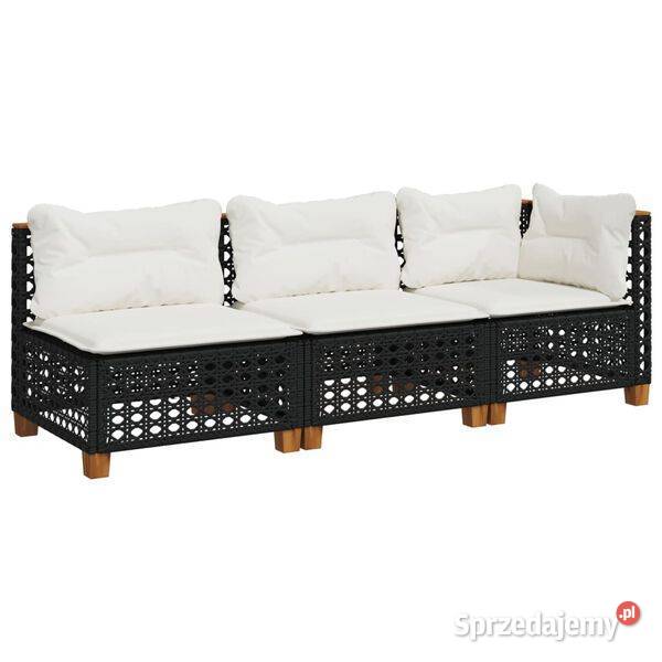 vidaXL Sofa ogrodowa z poduszkami