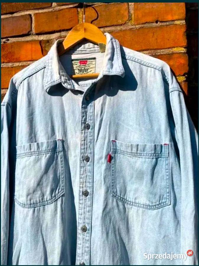 Koszula Jeansowa jasno niebieska Levis Strauss Levi's Odzież codzienna