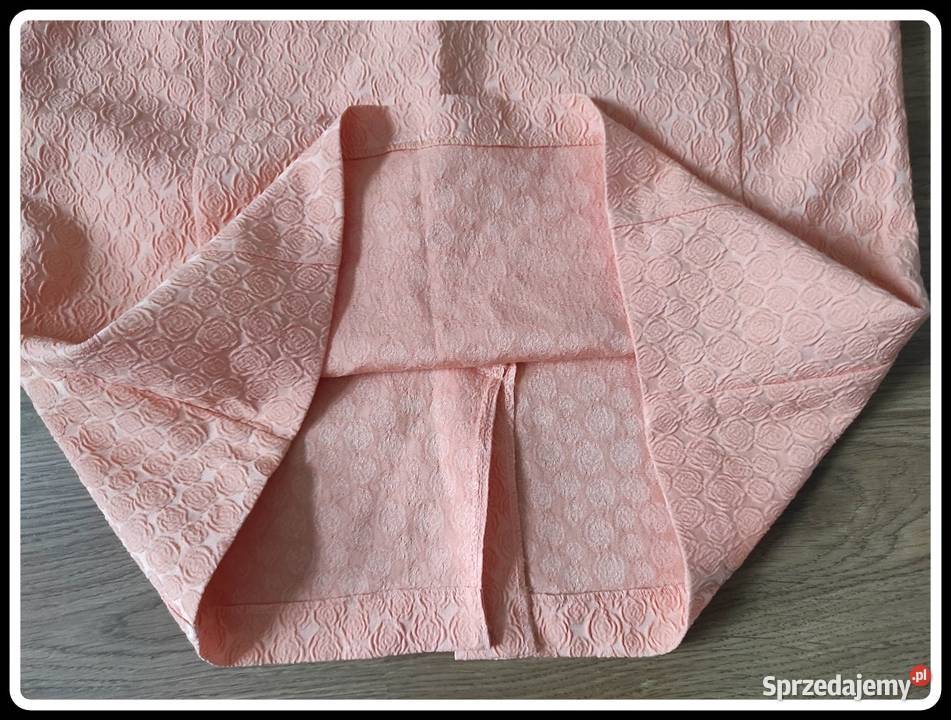 QUIOSQUE Pastelowa morelowa sukienka 42 XL