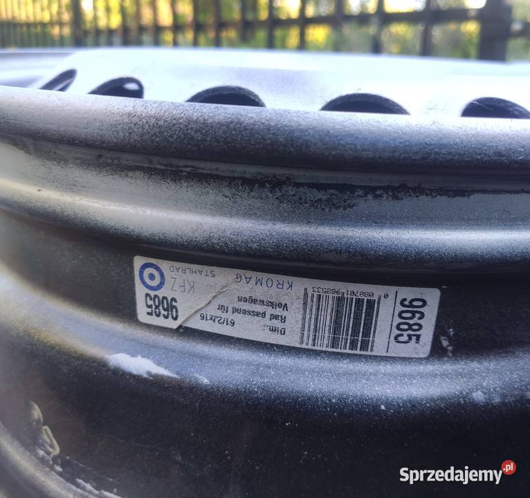 4x 16 FELGI STALOWE 5x112 ET51 65J VW T4 Volkswagen OE Nowy Sącz sprzedam