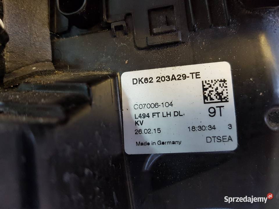 ZAMEK DRZWI RANGE ROVER SPORT 1318 DK62203A29TE Zamki, wkładki i kluczyki Międzychód