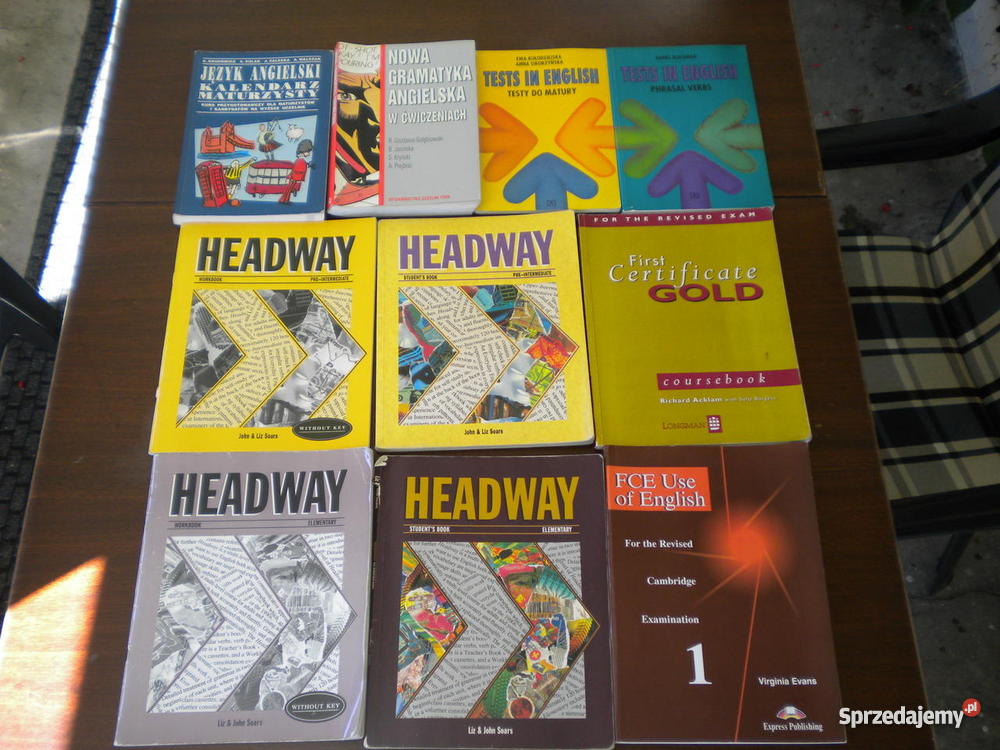 10 książek do nauki języka angielskiego Konstantynów Łódzki sprzedam