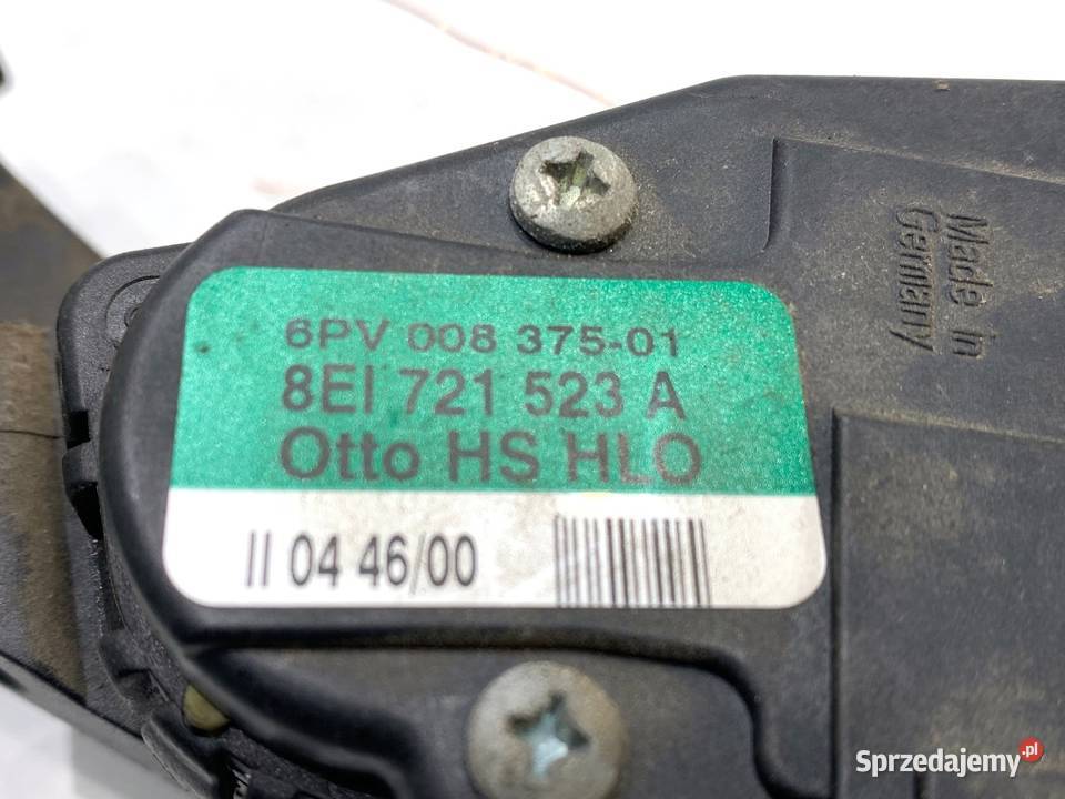 POTENCJOMETR GAZU AUDI A4 B6 8E1721523A 20 130 Układ elektryczny, zapłon