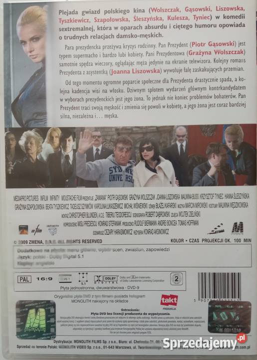 Zamiana DVD Grażyna Wolszczak Piotr Gąsowski Łódź