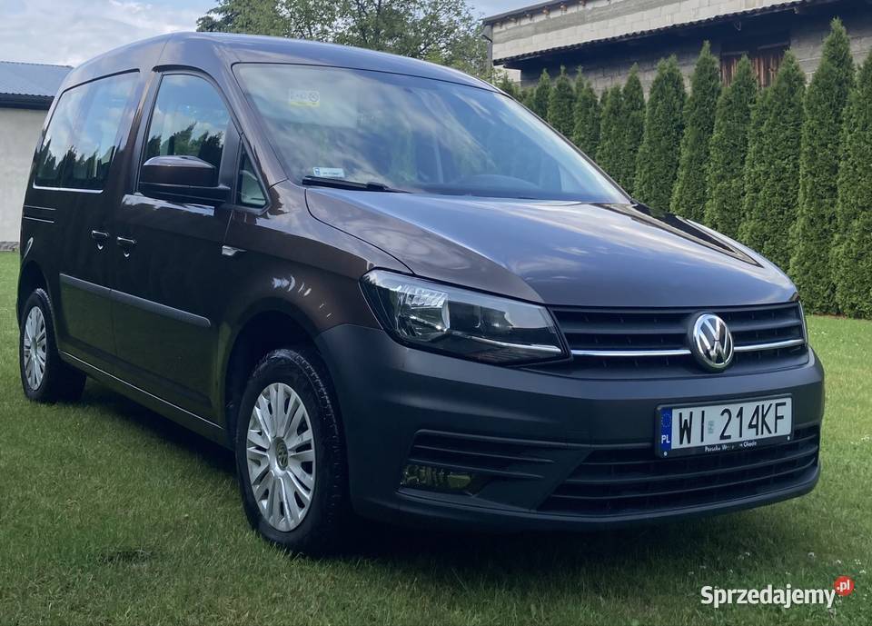 VW Caddy 20 TDI Salon Polska FV 23 brązowy Warszawa