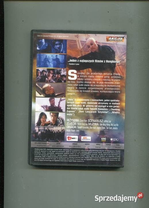 Hero Film twórcy Transportera Film DVD Szczecin