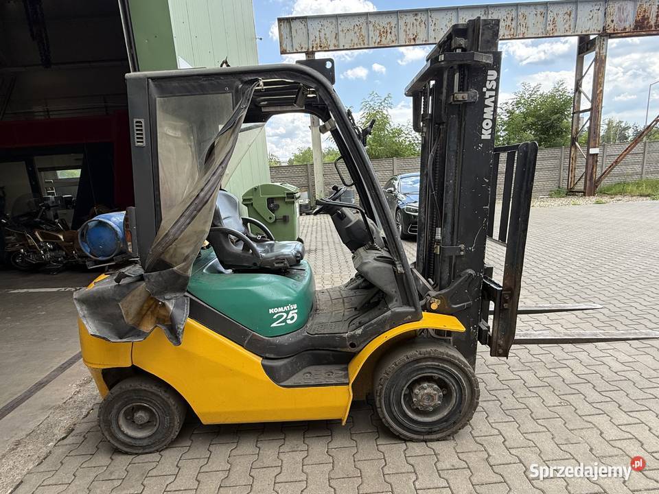 Wózek widłowy KOMATSU FG 25 przesuw boczny Tarnowskie Góry