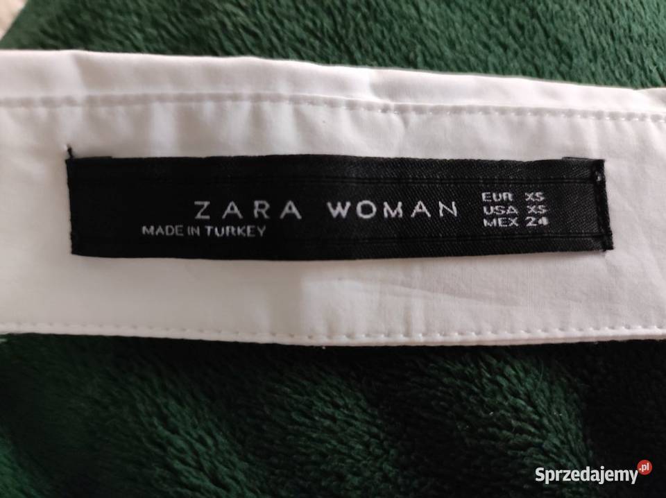 Zara woman wiązana z tyłu bluzka biała kokardy Inny wzór Kielce sprzedam
