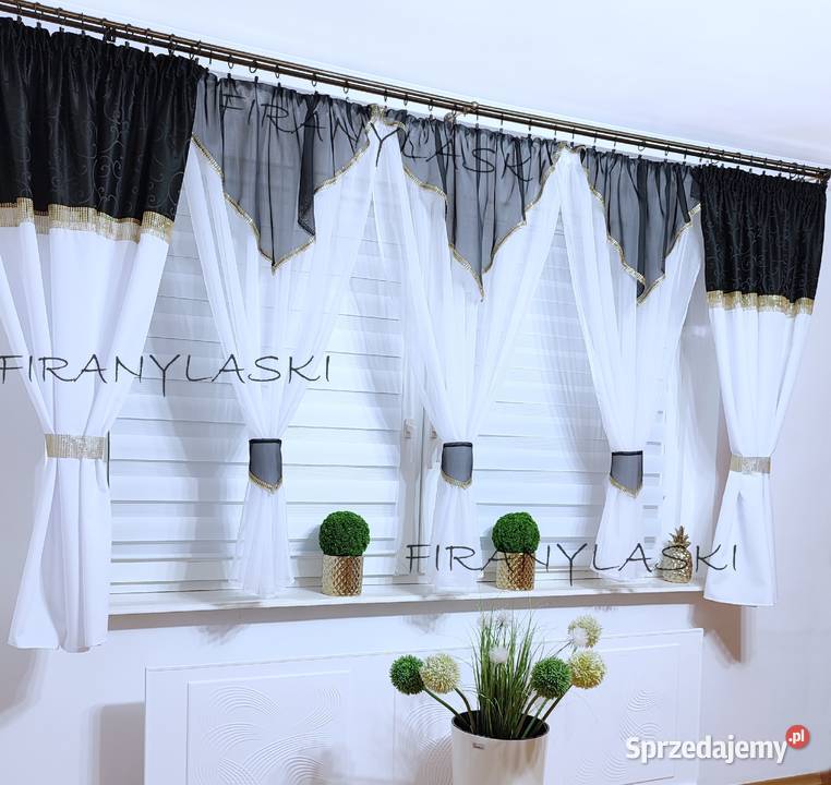 Firana Gotowa 400x150 firany do pokoju salonu Łowicz