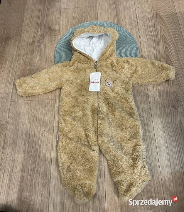 Brązowy kombinezon przejściowy miś pajacyk Warszawa sprzedam