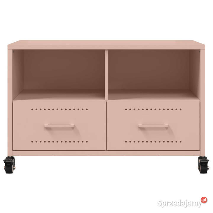Szafka RTV różowa 68x39x435 stal WM846699 mazowieckie Warszawa