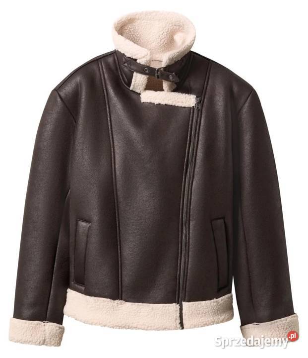 ESMARA Kurtka damska biker kolor brązowy rozmiar warmińsko-mazurskie Ełk