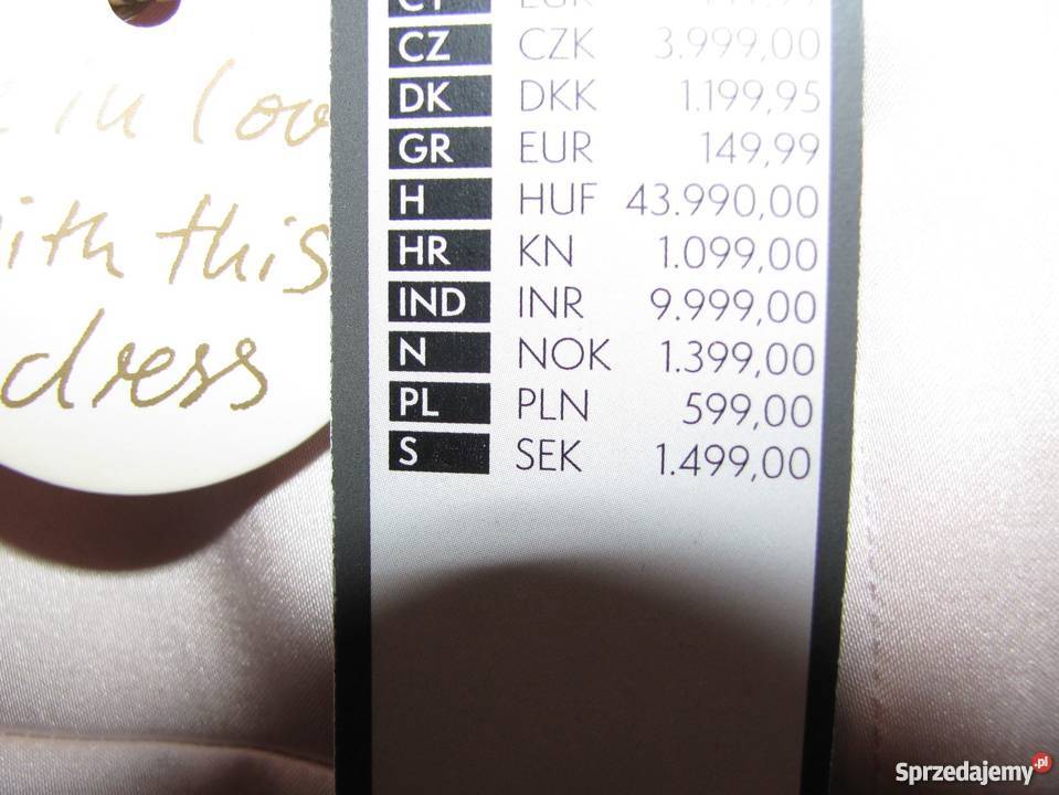 Sukienka beżowa S Olivier koktajlowa 42 uk 12 lubelskie