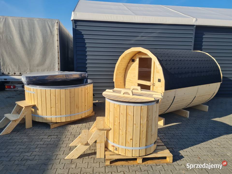 KOMPLET SPA JACUZZI SAUNA BECZKA PRODUCENTA Domaradz