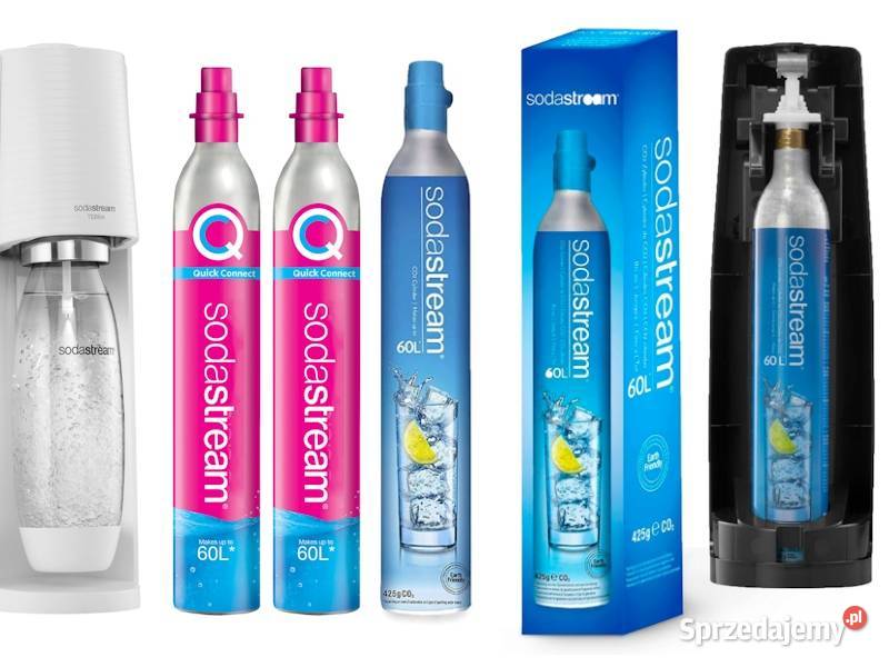 Nabój butla sodastream różową niebieska Ślesin