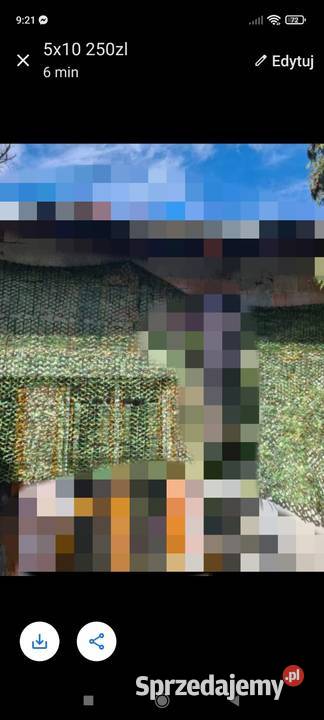 siatka maskująca 6x8 Częstochowa