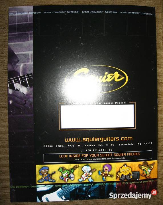 Squier Guitars Basses katalog Muzyka pomorskie