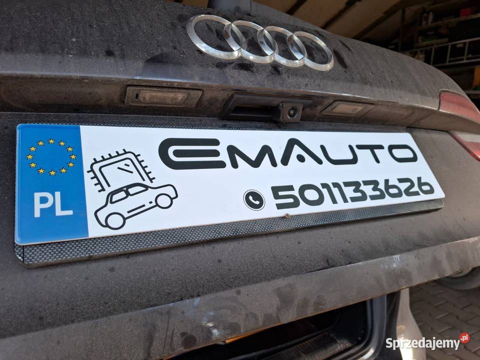 Audi montaz kamery cofania linie skretne Wieliczka