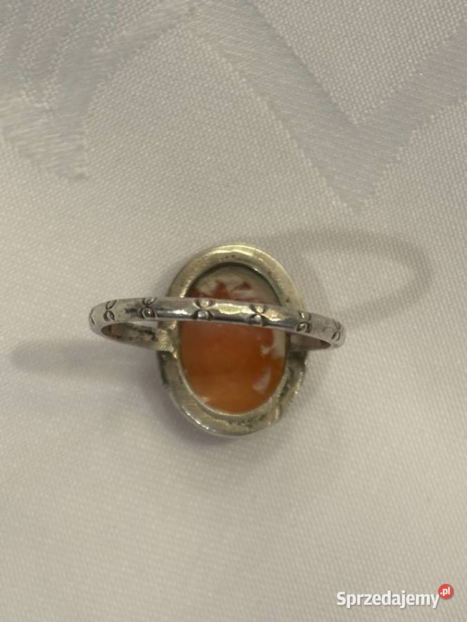 Srebrna Kamea z muszli Kraków sprzedam