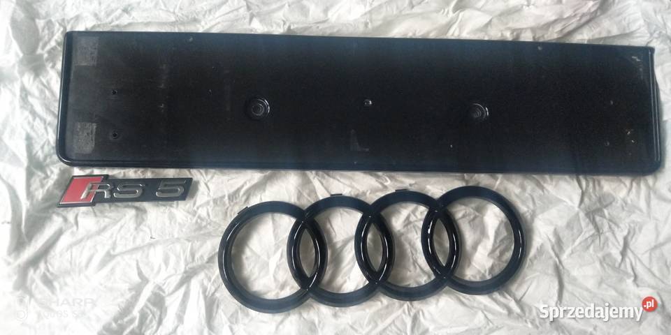 Audi A5 RS5 2011 podkładka pod tablicę łódzkie Łódź
