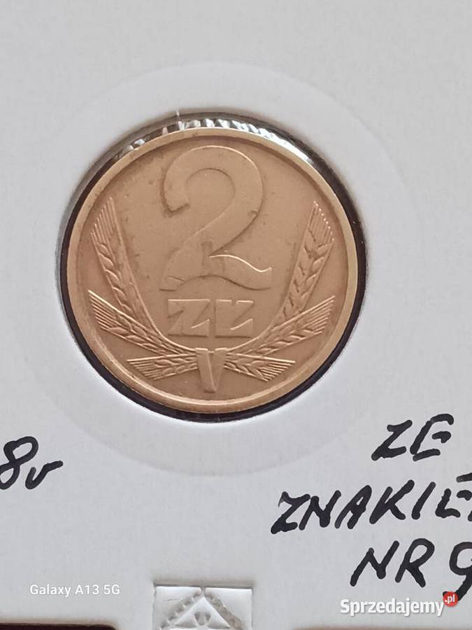 2 złote 1978 r ze znakiem mennicy 9 najniższy Konin