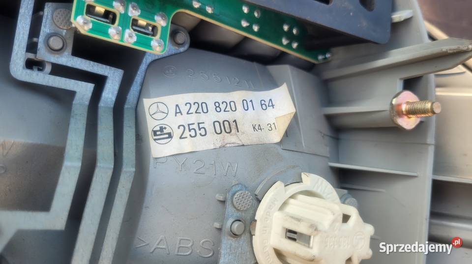 MERCEDES W220 LAMPA LEWA TYLNA LEWY TYŁ Ruda Śląska