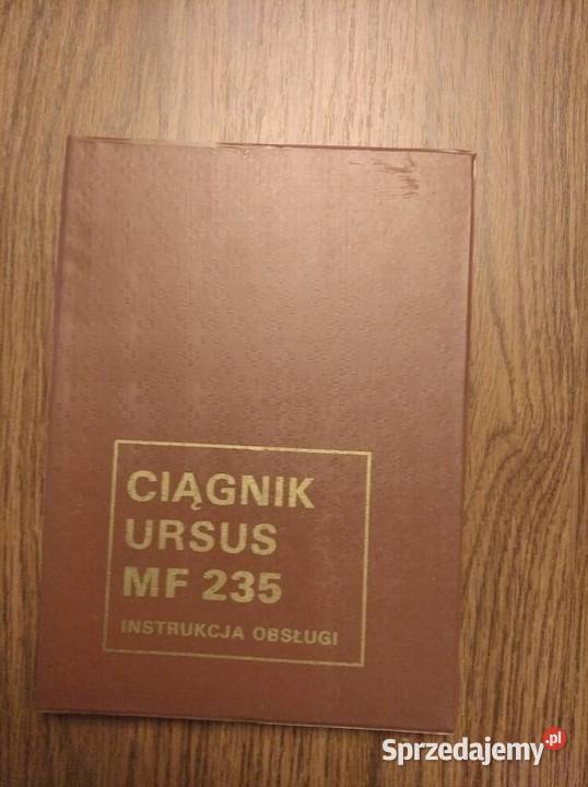 Instrukcja obsługi MF 235 oryginał 1987 lubelskie Lublin sprzedam