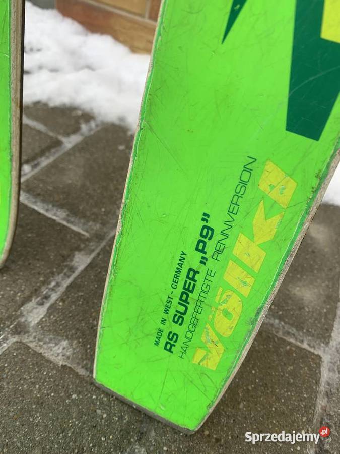 Narty Vlkl Volkl RS SUPER P9 vintage niemieckie Jasło