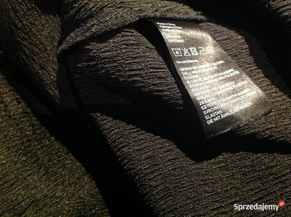 Mini Sukienka Letnia Mała Czarna DIVERSE M j Nowa Sól